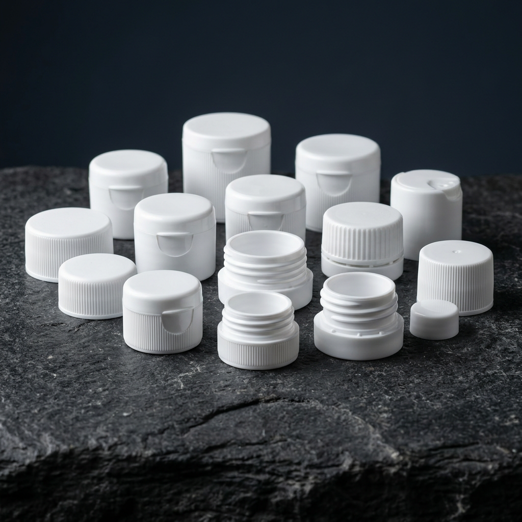 Precision packaging components — caps, cups and PET bottles